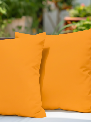 yellow cushion cover